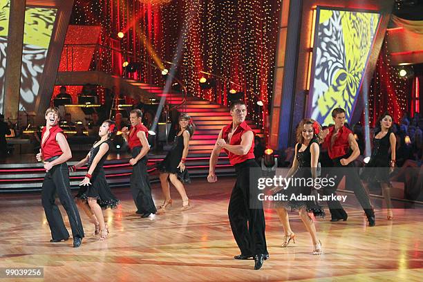 Episode 1008A" - On TUESDAY, MAY 11 , "Dancing with the Stars the Results Show" marked the first of three weeks of the "DWTS" college competition, in...