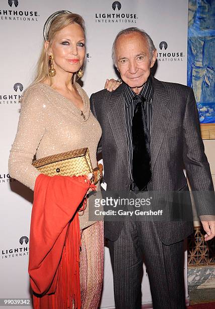 Elke Gazzara and actor Ben Gazzara attend Lighthouse International's A Posh Affair gala at The Oak Room on May 11, 2010 in New York City.