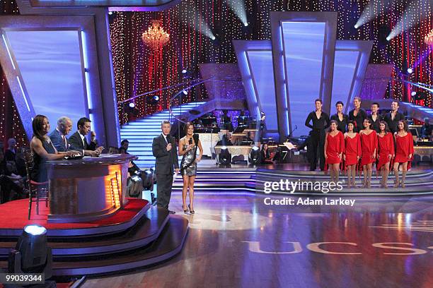 Episode 1008A" - On TUESDAY, MAY 11 , "Dancing with the Stars the Results Show" marked the first of three weeks of the "DWTS" college competition, in...