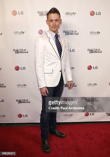 Actor Stephen Michael Kane arrives at the "Haute And Bothered" Season 2 Launch Party at Thompson Hotel on May 10, 2010 in Beverly Hills, California.
