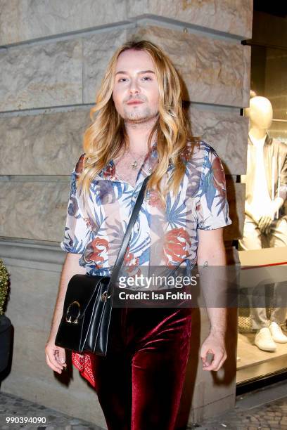 Influencer and musician Jack Strify during the Bunte New Faces Night at Grace Hotel Zoo on July 2, 2018 in Berlin, Germany.