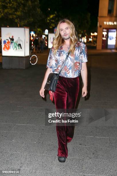 Influencer and musician Jack Strify during the Bunte New Faces Night at Grace Hotel Zoo on July 2, 2018 in Berlin, Germany.