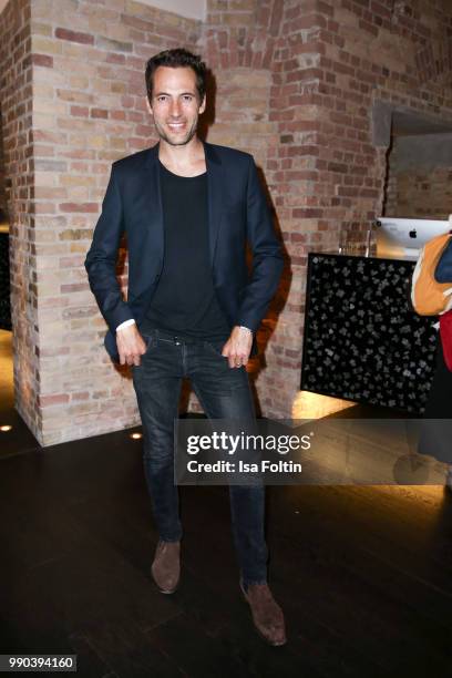 German presenter Alexander Mazza during the Bunte New Faces Night at Grace Hotel Zoo on July 2, 2018 in Berlin, Germany.