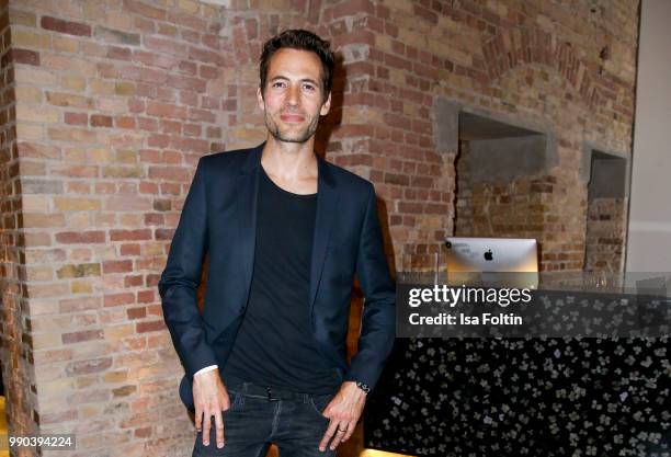 German presenter Alexander Mazza during the Bunte New Faces Night at Grace Hotel Zoo on July 2, 2018 in Berlin, Germany.