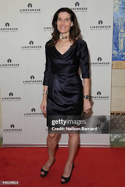 Jennifer Creel attends the kick-off dinner for Lighthouse International's POSH Fashion sale at the Oak Room on May 11, 2010 in New York City.