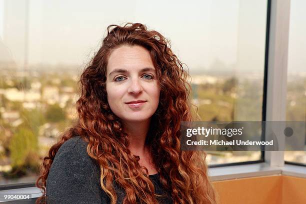 Lee Zahavi of Baseline Studio Systems poses for a portrait before Film Independent's shop talk: Baseline Studio Systems held at Film Independent on...