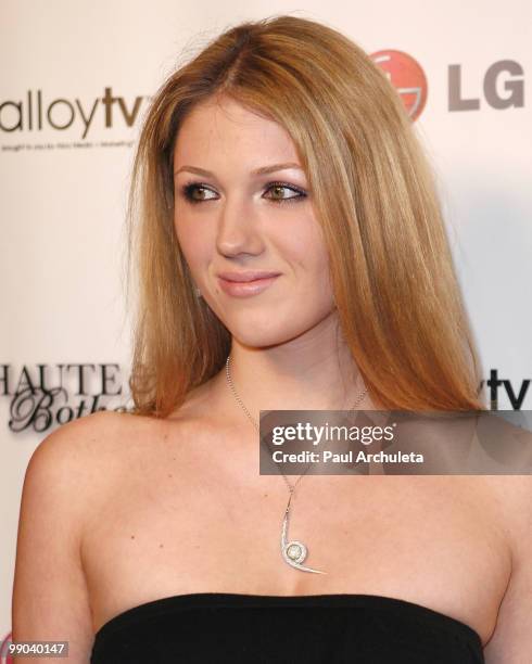 Model Dyanna Sidiropulo arrives at the "Haute And Bothered" Season 2 Launch Party at Thompson Hotel on May 10, 2010 in Beverly Hills, California.