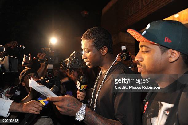Recording artist Gucci Mane holds a press conference to announce his plans for the future and address issues that arose while he was incarcerated on...