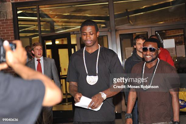 Recording artist Gucci Mane holds a press conference to announce his plans for the future and address issues that arose while he was incarcerated on...