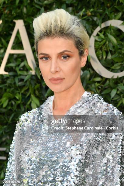 Zara Alexandrova attends the Atelier Swarovski : Cocktail Of The New Penelope Cruz Fine Jewelry Collection as part of Paris Fashion Week on July 2,...