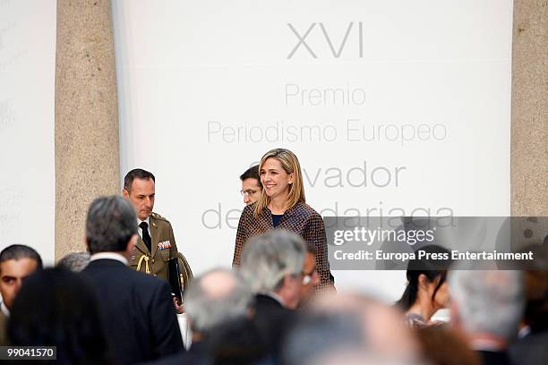 Spanish Princess Cristina attends 'Salvador de Madariaga' Journalism Awards on May 11, 2010 in Santiago de Compostela, Spain.