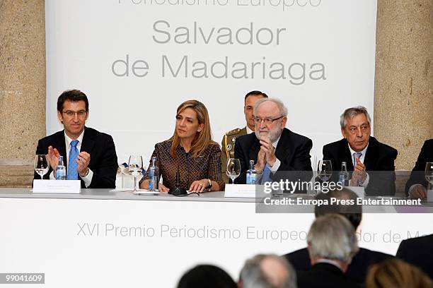 Spanish Princess Cristina attends 'Salvador de Madariaga' Journalism Awards on May 11, 2010 in Santiago de Compostela, Spain.