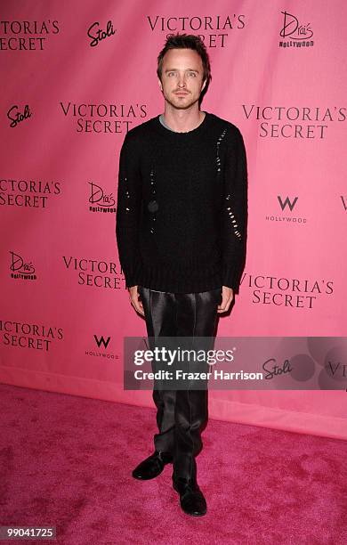 Actor Aaron Paul arrives at the reveal of Victoria's Secret Supermodels celebration of 2010 5th Annual "What Is Sexy?" List: Bombshell Edition at...