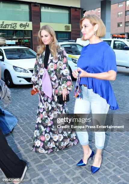 Genoveva Casanova attends Luis Miguel's concert on July 1, 2018 in Madrid, Spain.