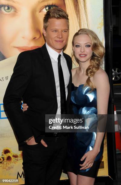 Actors Chris Egan and Amanda Seyfried arrive for the Los Angeles premiere of "Letters To Juliet" at Grauman's Chinese Theatre on May 11, 2010 in...