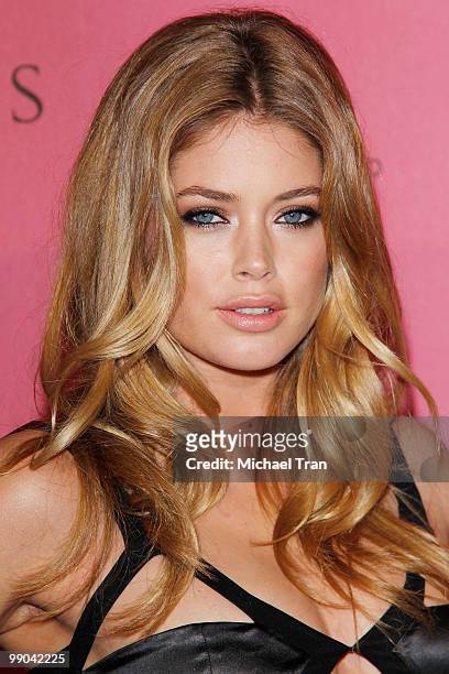 Model Doutzen Kroes arrives to Victoria's Secret 5th Annual "What Is Sexy?" Bombshell edition party held at Drai's Hollywood on May 11, 2010 in...