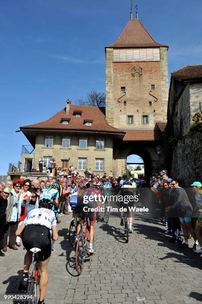 Tour De Romandie, Stage 2Illustration Illustratie, Peleton Peloton, Fribourg City Ville Stad, Landscape Paysage Landschap, Chemin De La Lorette,...