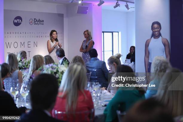 Nine-time Grand Slam champion Monica Seles was guest speaker at the WTA Women That Achieve Lunch presented by Dubai Duty Free as part of the Womens...