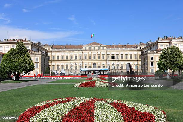 italy, lombardy, monza, villa reale - the elite flowers stock pictures, royalty-free photos & images