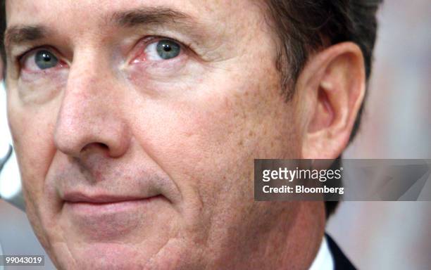 James Gorman, chief executive officer of Morgan Stanley, speaks during a news conference in Tokyo, Japan, on Wednesday, May 12, 2010. Gorman said...