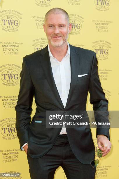 Jean-David Malat attending the TWG Tea Gala Event in Leicester Square, London. PRESS ASSOCIATION Photo. Picture date: Monday July 2nd, 2018