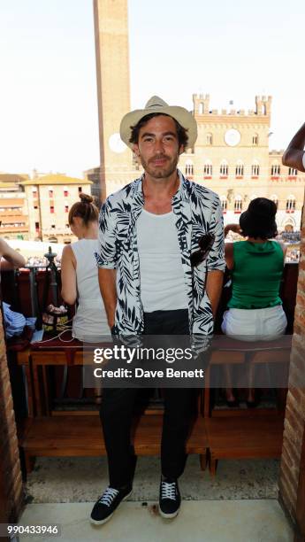 Robert Konjic attends the Palio di Siena during the annual Rosetta Getty Tuscany weekend in Siena, Italy on July 2, 2018 in Italy.