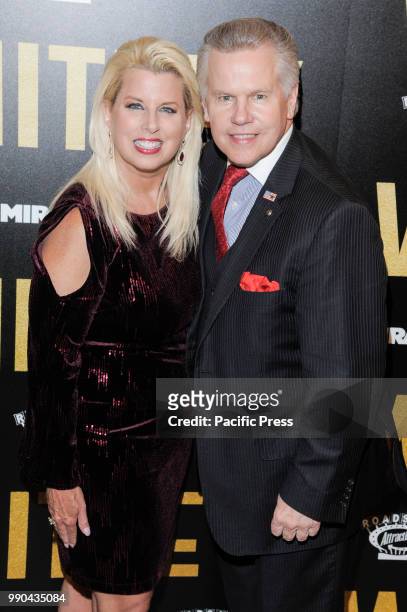 Rita Cosby and Tomaczek Bednarek attend Whitney New York Screening at the Whitby Hotel.