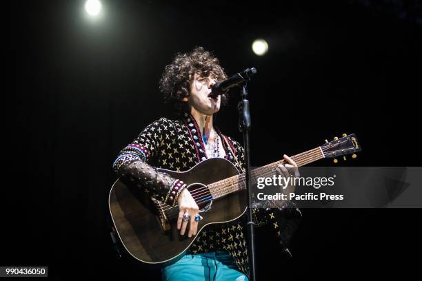 American singer Laura Pergolizzi, aka LP perform on Stupinigi Sonic Park stage.