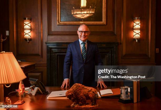 Scott Pruitt, Administrator of the Environmental Protection Agency is photographed at the EPA on November 15, 2017 in Washington, D.C.