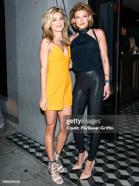 AnnaLynne McCord and Angel McCord are seen on July 02, 2018 in Los Angeles, California.