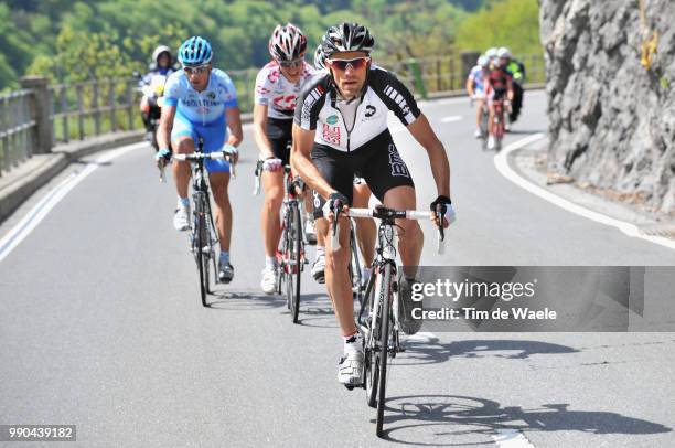 Tour De Romandie, Stage 5Alexandre Moos , Chris Anker Sorensen , Morris Possoni Green Jersey, Le Bouveret - Lausanne /Rit Etape, Tim De Waele