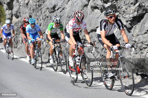 Tour De Romandie, Stage 5Alexandre Moos , Chris Anker Sorensen , Morris Possoni Green Jersey, Le Bouveret - Lausanne /Rit Etape, Tim De Waele