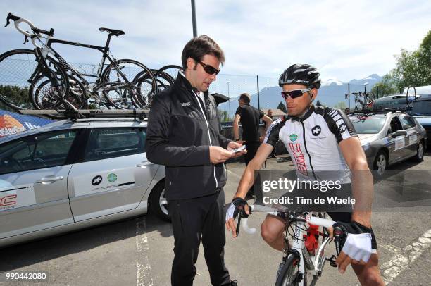 Tour De Romandie, Stage 5John Lelangue Sportsdirector Team Bmc , Alexandre Moos , Le Bouveret - Lausanne /Rit Etape, Tim De Waele