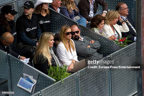 Bar Refaeli attends the Mutua Madrilena Madrid Open tennis tournament on May 11, 2010 in Madrid, Spain.