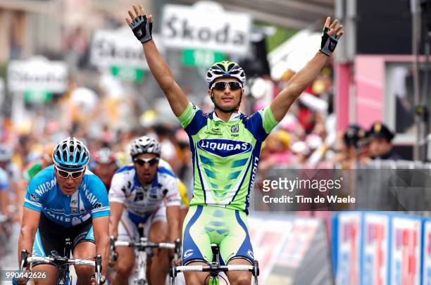 91St Giro D'Italia, Stage 3Arrival, Bennati Daniele Celebration Joie Vreugde, Zabel Erik , Hondo Danilo , Catania - Milazzo Tour Of Italie, Ronde Van...