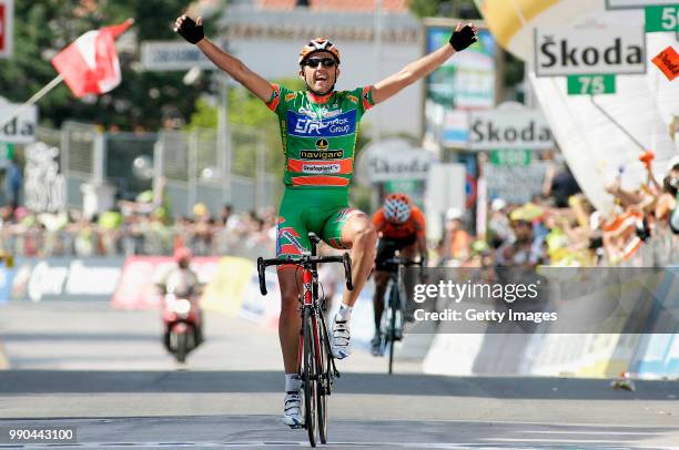 Giro D?Italia, Stage 6Arrival Priamo Matteo Celebration Joie Vreugde, Perez Lezaun Alan /Potenza - Peschici Tour Of Italy, Ronde Van Italie, Etape...