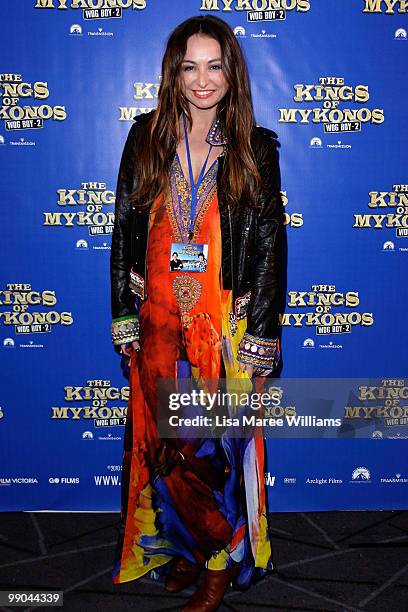 Designer Camilla Franks attends the premiere of "The Kings of Mykonos: Wog Boy 2" at Event Cinemas Bondi Junction on May 12, 2010 in Sydney,...