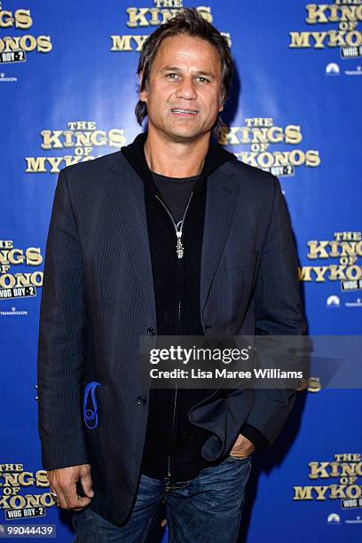 Singer Jon Stevens attends the premiere of "The Kings of Mykonos: Wog Boy 2" at Event Cinemas Bondi Junction on May 12, 2010 in Sydney, Australia.