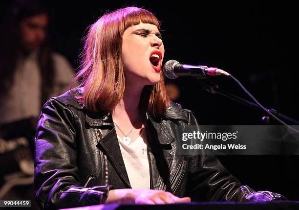 Kate Nash performs at El Rey Theatre on May 11, 2010 in Los Angeles, California.