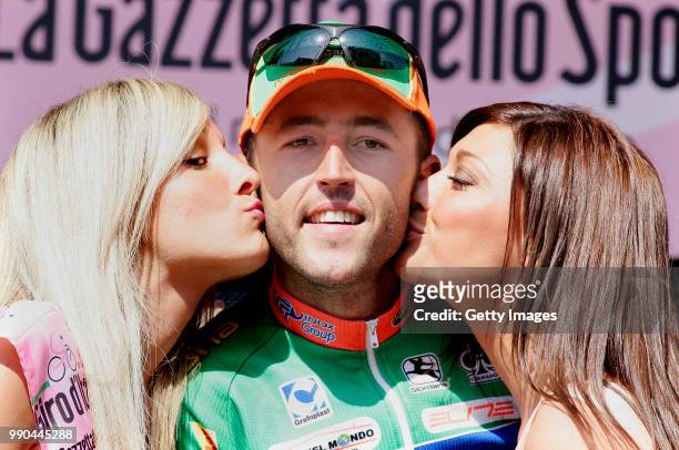 Giro D?Italia, Stage 6Podium, Priamo Matteo Celebration Joie Vreugde /Potenza - Peschici Tour Of Italy, Ronde Van Italie, Etape RitTim De Waele