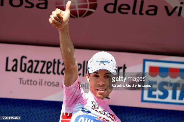 Giro D?Italia, Stage 6Podium, Visconti Giovanni Pink Jersey, Celebration Joie Vreugde /Potenza - Peschici Tour Of Italy, Ronde Van Italie, Etape...