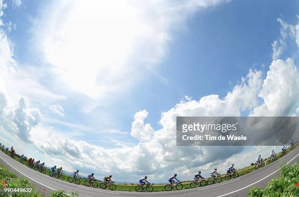 Giro D'Italia, Stage 12Illustration Illustratie, Peleton Peloton, Sky Ciel Lucht Wolken Clouds Nuages, Landscape Paysage Landschap /Forli - Carpi...