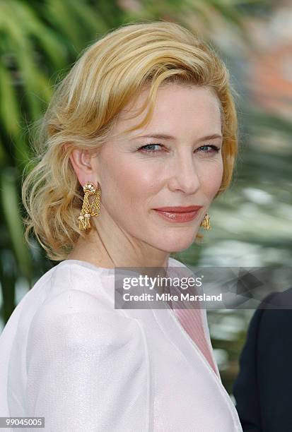 Actress Cate Blanchett attends the 'Robin Hood' Photocall held at the Palais Des Festivals during the 63rd Annual International Cannes Film Festival...