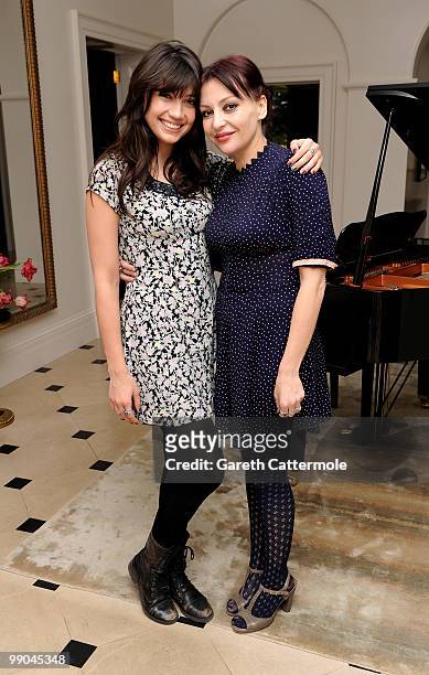 Pearl Lowe and her daughter Daisy attend the launch of her spring collection for Peacocks with family and friends at The Limewood Hotel, New Forest...