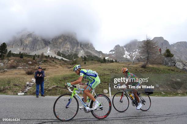 Giro D'Italia, Stage 15Nibali Vincenzo , Perez Cuapio Julio Alberto /Arabba - Passo Fedaia, Marmolada , Tour Of Italy, Ronde Van Italie, Etape Rit...