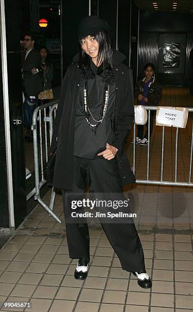 Model Irina Pantaeva attends the premiere of "Solitary Man" at Cinema 2 on May 11, 2010 in New York City.