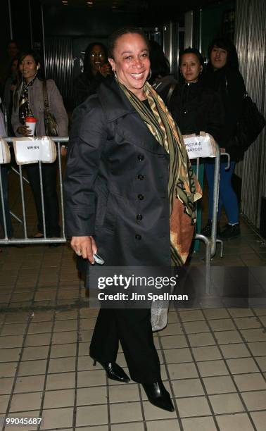 Actress S. Epatha Merkerson attends the premiere of "Solitary Man" at Cinema 2 on May 11, 2010 in New York City.