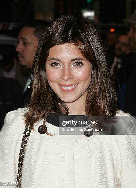 Actress Jamie-Lynn Sigler attends the premiere of "Solitary Man" at Cinema 2 on May 11, 2010 in New York City.