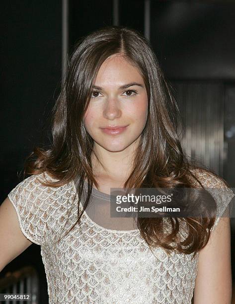 Actress Jennifer Missoni attends the premiere of "Solitary Man" at Cinema 2 on May 11, 2010 in New York City.