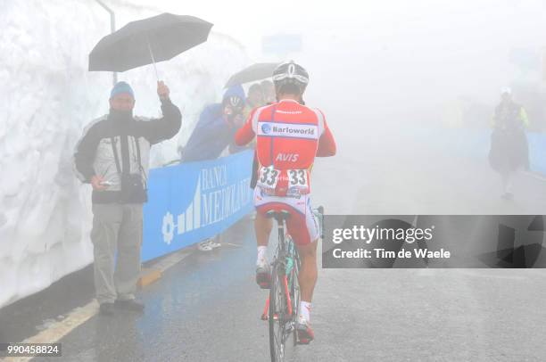 Giro D'Italia, Stage 20Illustration Illustratie, Passo Gavia, Cardenas Ravalo Felix Rafael , Snow Neige Sneeuw, Mist Brouillard, Landscape Paysage...